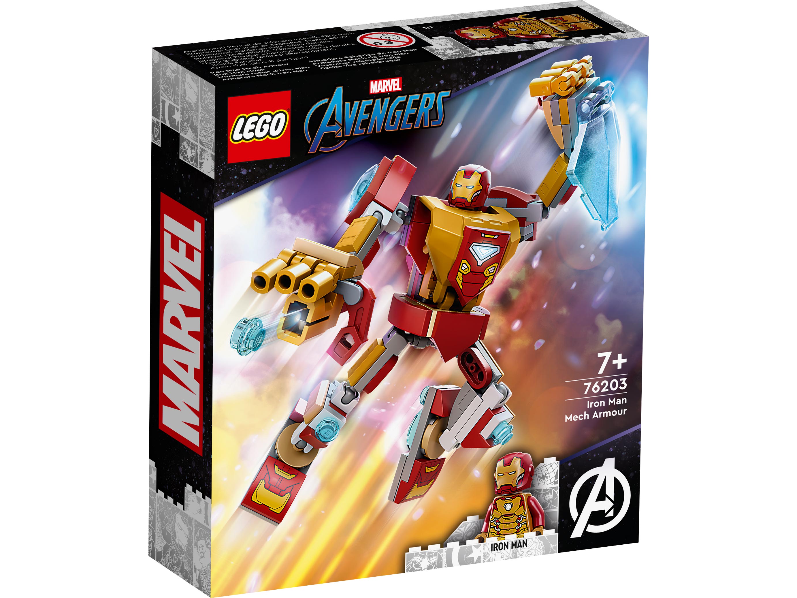 Конструктор LEGO Marvel Avengers Movie 4 76203 Железный человек: робот