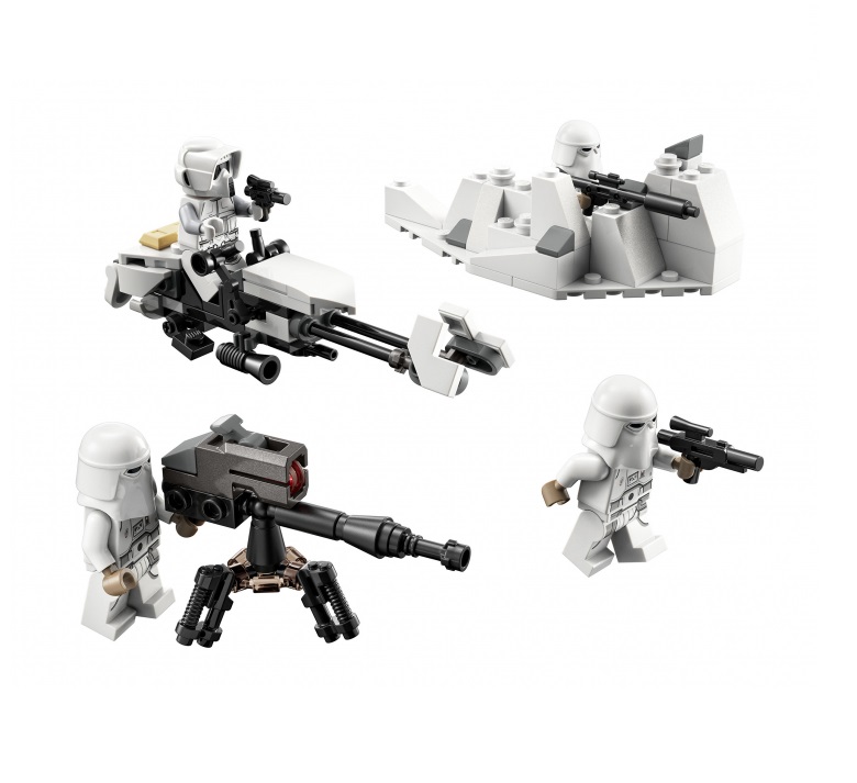 фото Конструктор lego star wars 75320 боевой набор снежных пехотинцев