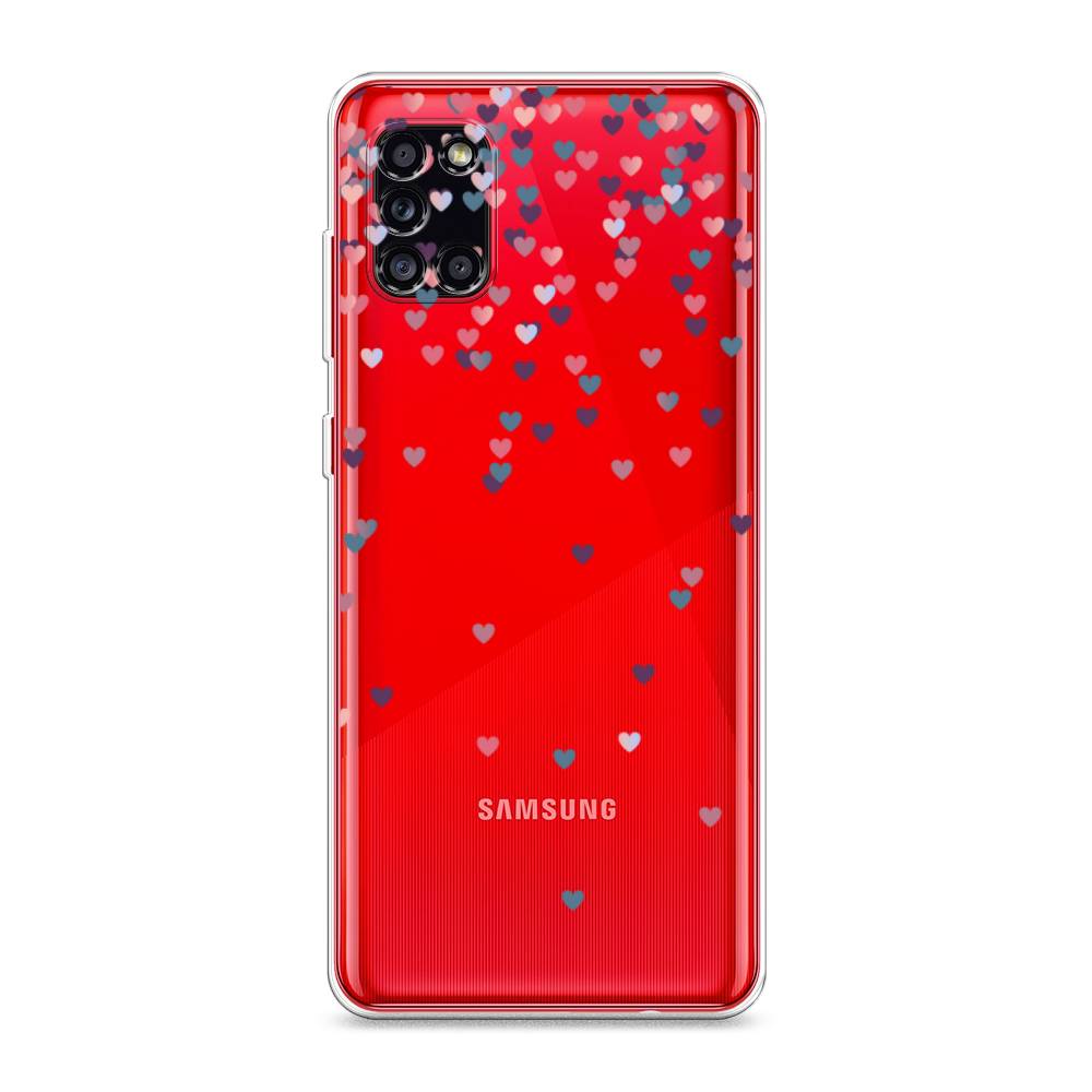 

Чехол на Samsung Galaxy A31 "Посыпка сердечки", Розовый;фиолетовый, 2100350-3