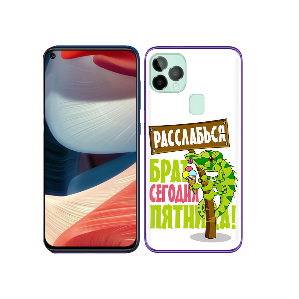 

Чехол MyPads Tocco для Oukitel C22 пятница, Прозрачный, Tocco