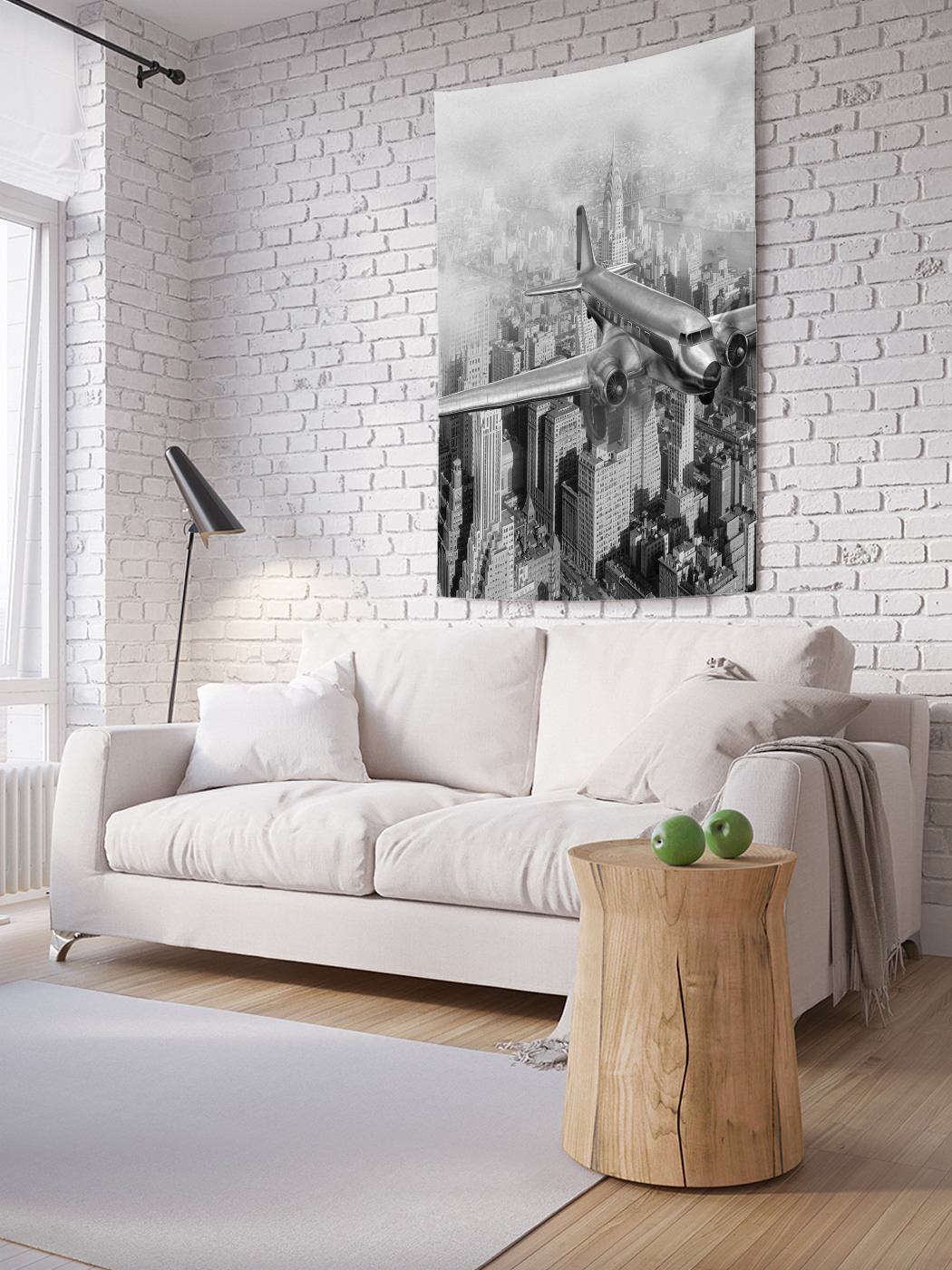 

Вертикальное фотопанно на стену JoyArty Самолет в поднебесье 150x200 см, Самолет в поднебесье