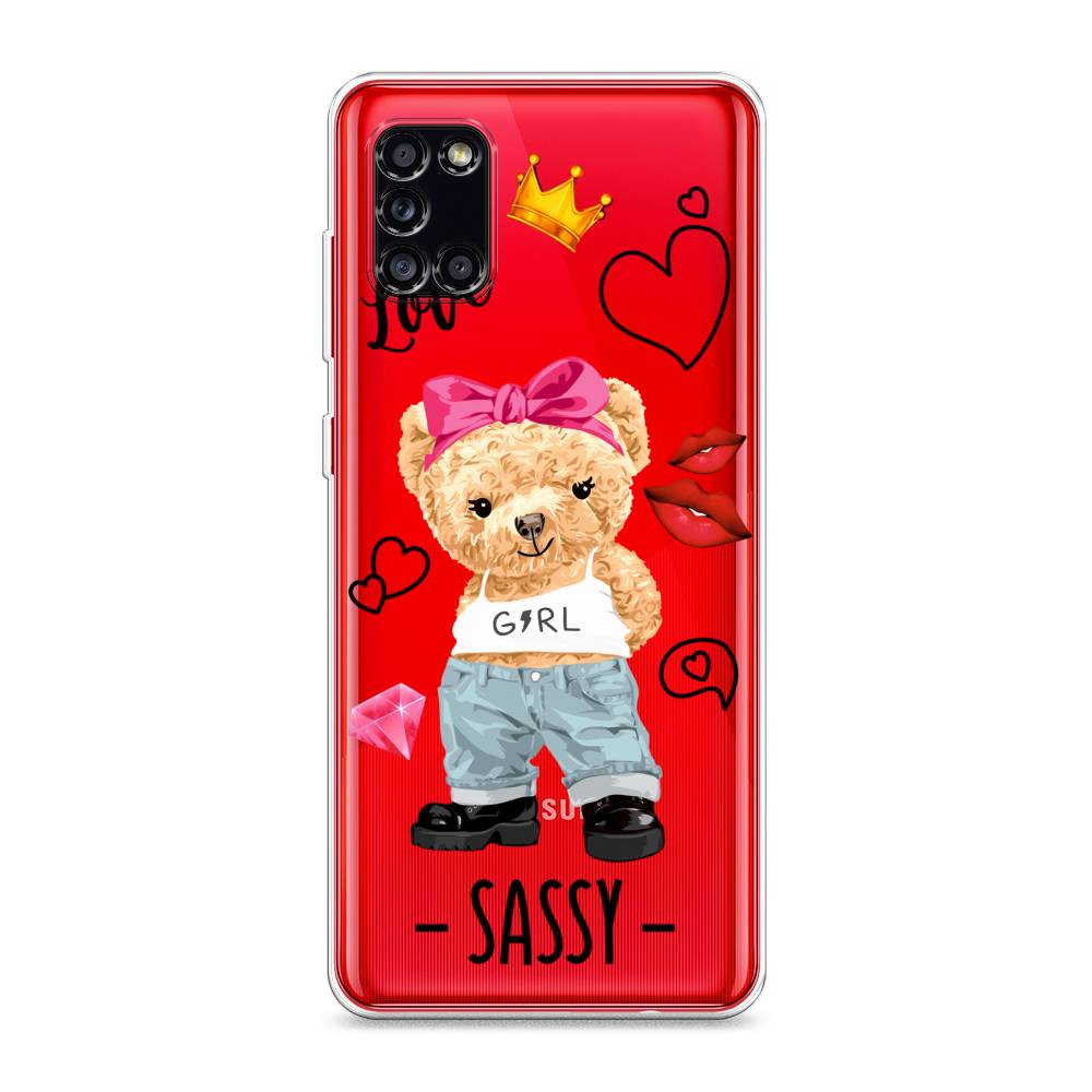 

Чехол на Samsung Galaxy A31 "Sugar Mommy", Голубой;белый;розовый, 2100350-6