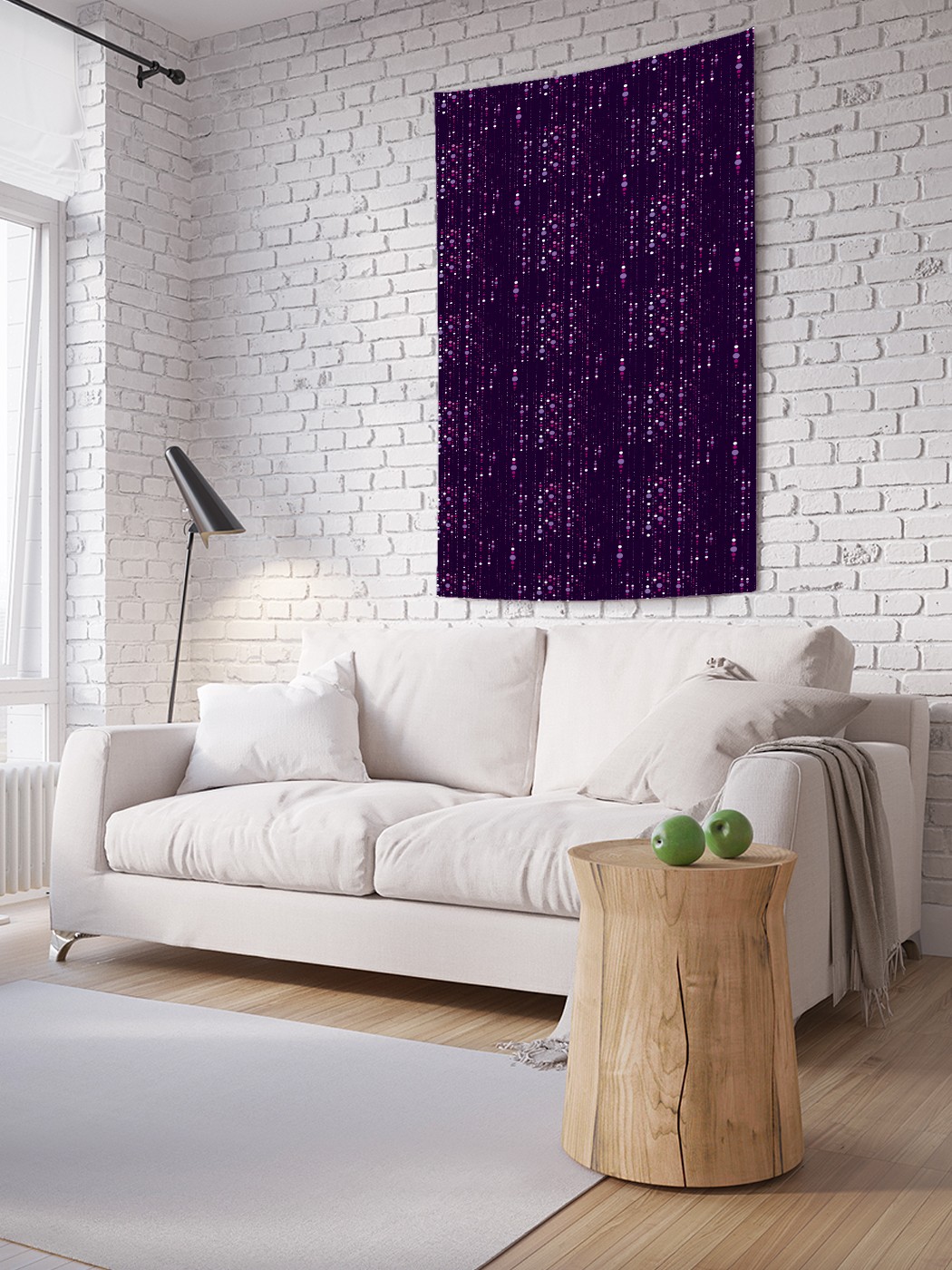 

Вертикальное фотопанно на стену JoyArty Бисерный дождь 150x200 см, Бисерный дождь