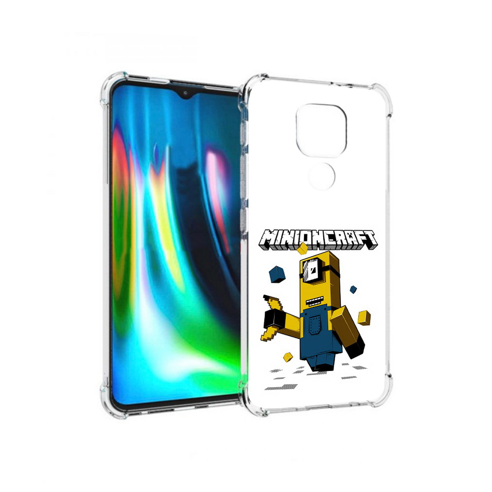 

Чехол MyPads Tocco для Motorola Moto G9 Play миньон (PT227081.347.478), Прозрачный, Tocco