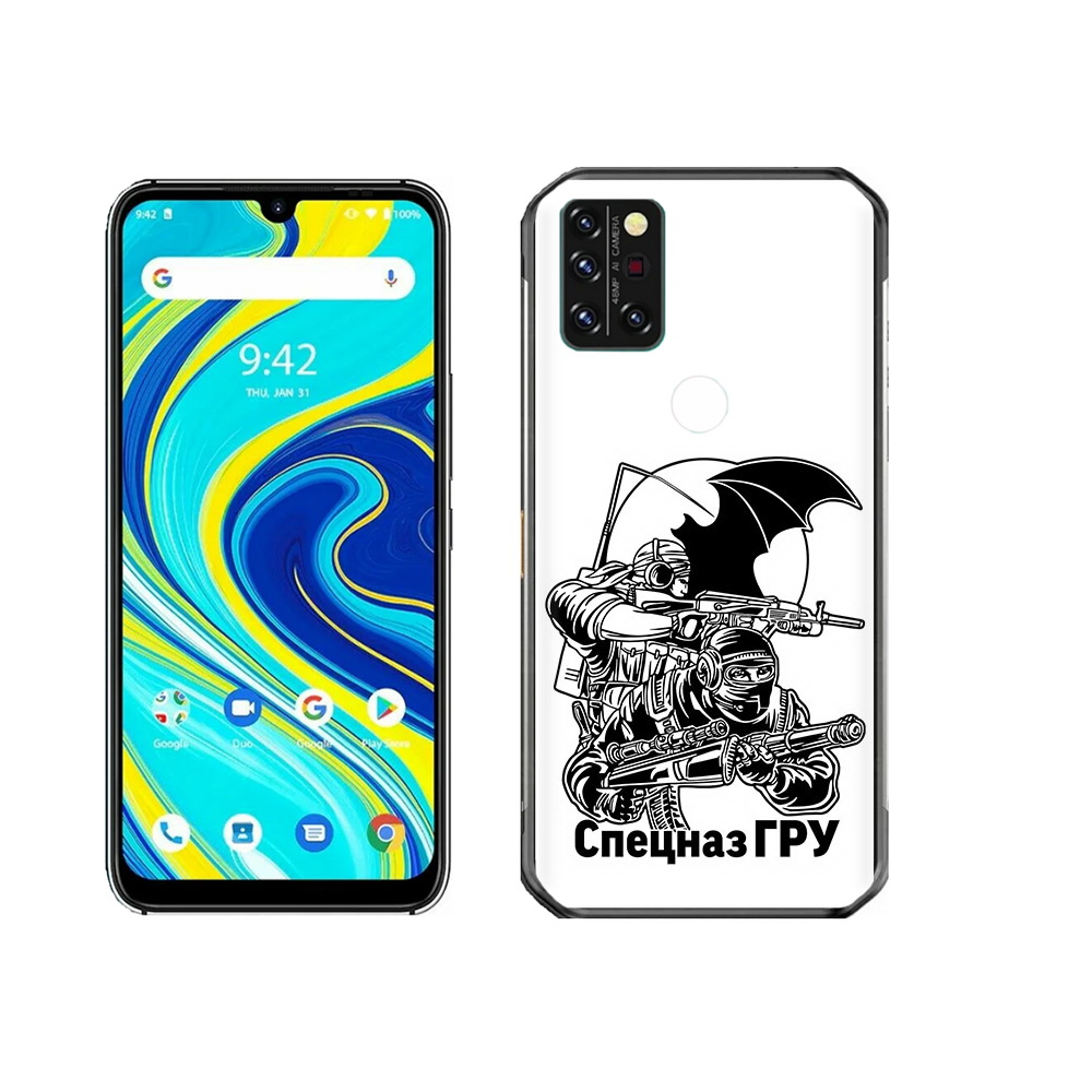 

Чехол MyPads Tocco для Umidigi A7 Pro спецназ гру, Прозрачный, Tocco