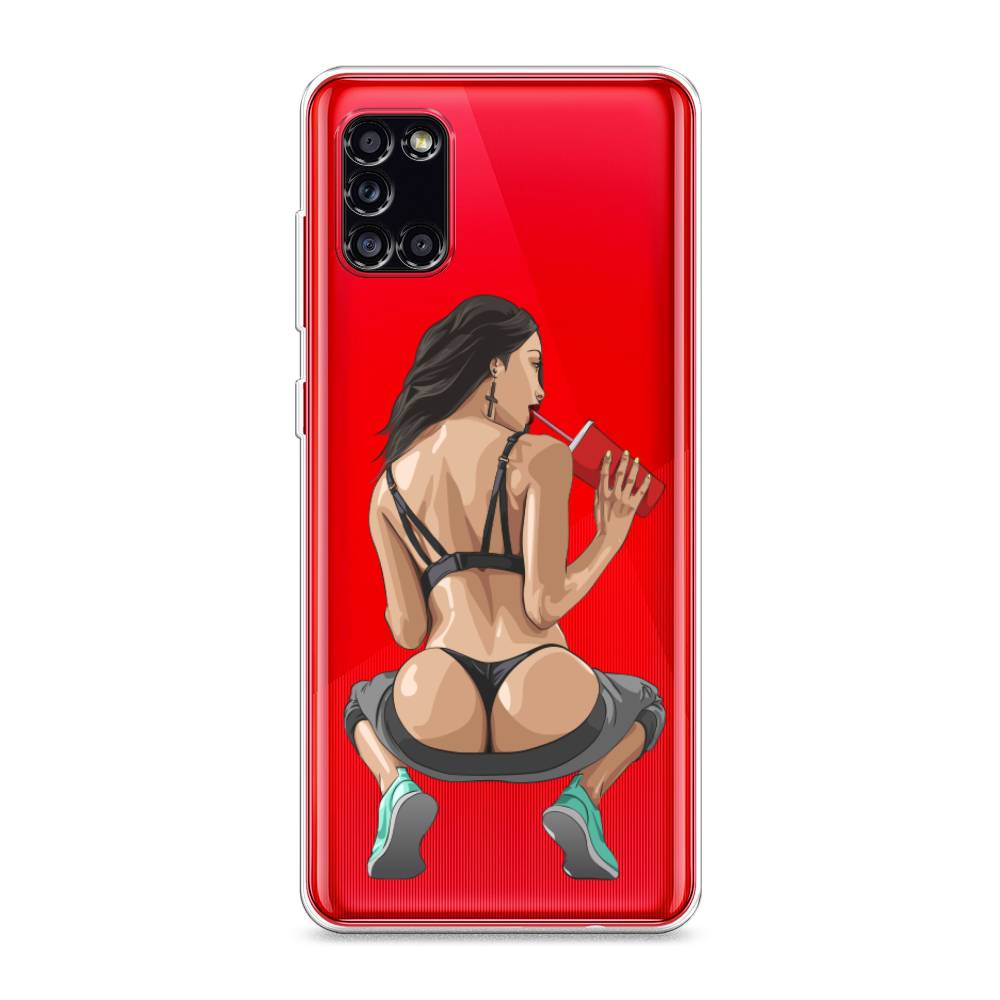

Чехол на Samsung Galaxy A31 "Сочные булочки", Бежевый;красный;черный, 2100350-6