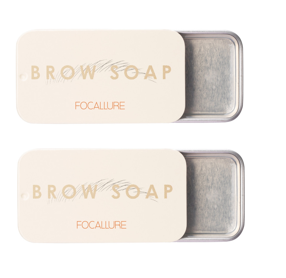 Мыло для бровей Focallure Brow Styling Soap с щеточкой 10 г 2 шт