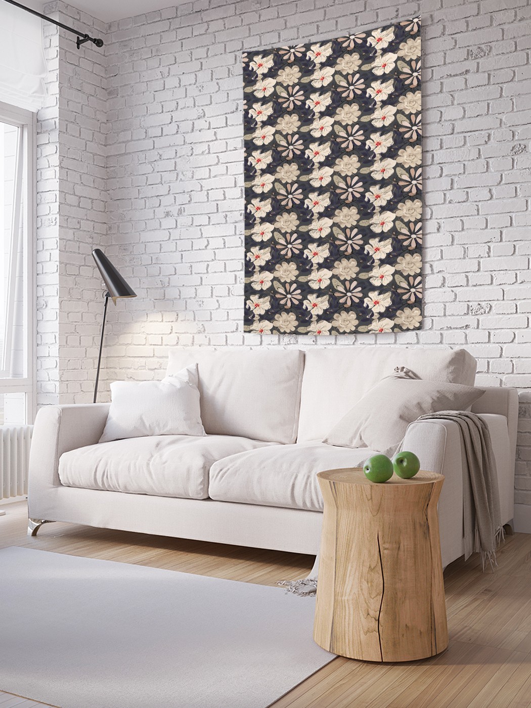 

Вертикальное фотопанно на стену JoyArty Винтаж цветов 150x200 см, Винтаж цветов