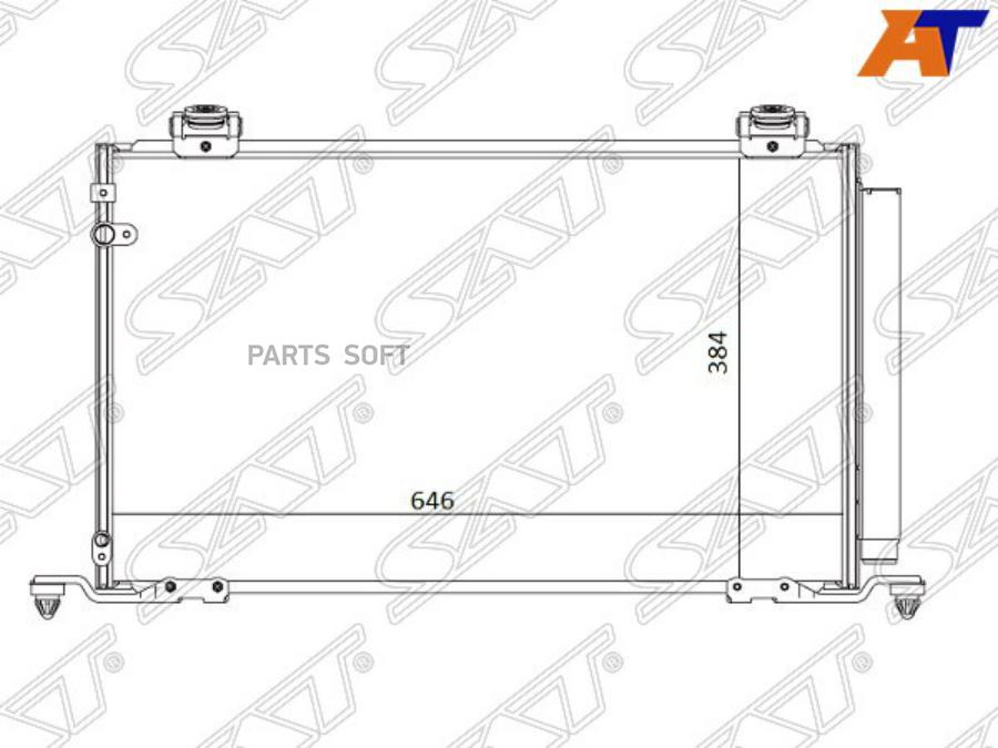 

Радиатор Кондиционера Toyota Avensis Azt25# 03-08 1/2az Lhd Sat арт. ST-TY25-394-A0
