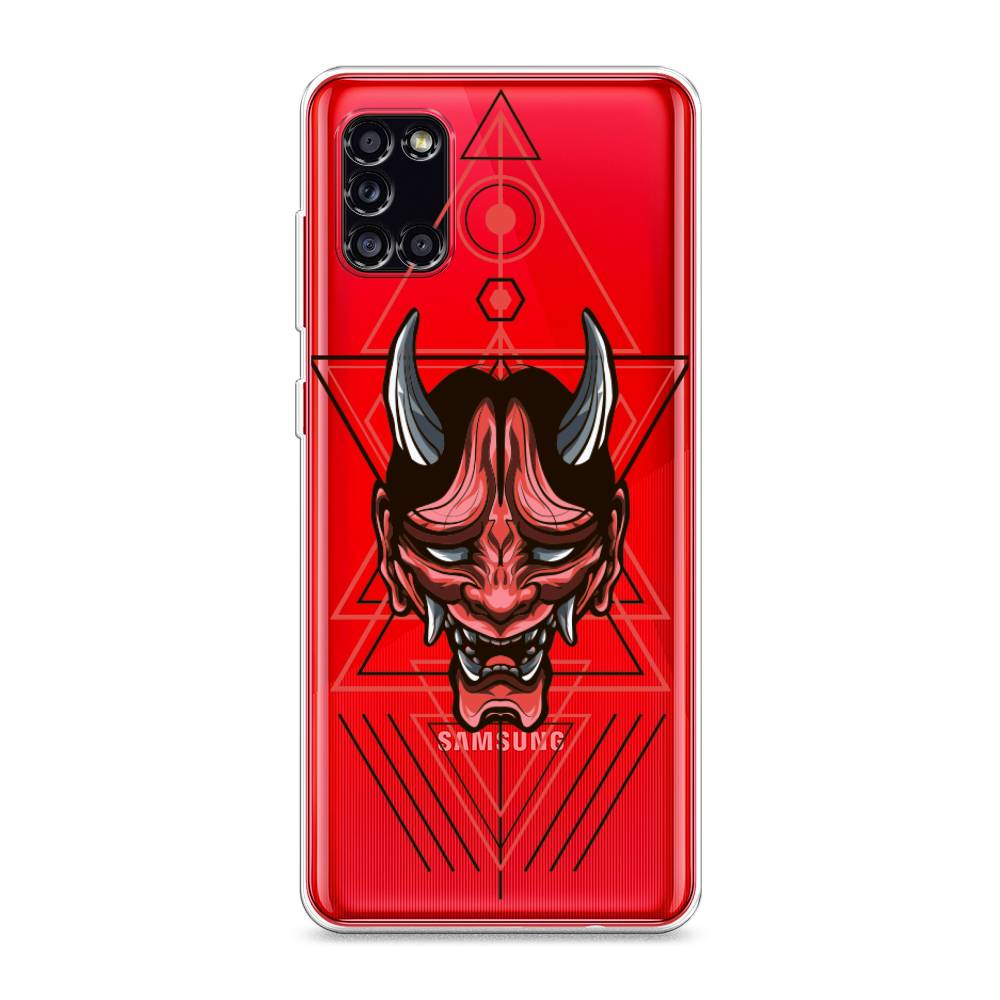 

Чехол для Samsung Galaxy A31 "Hanya Oni mask", Серый;красный;черный, 2100350-4