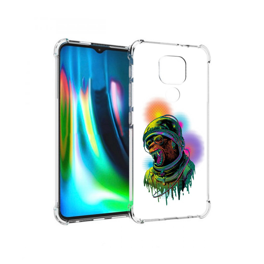 

Чехол MyPads Tocco для Motorola Moto G9 Play медведь космонавт (PT227081.347.466), Прозрачный, Tocco
