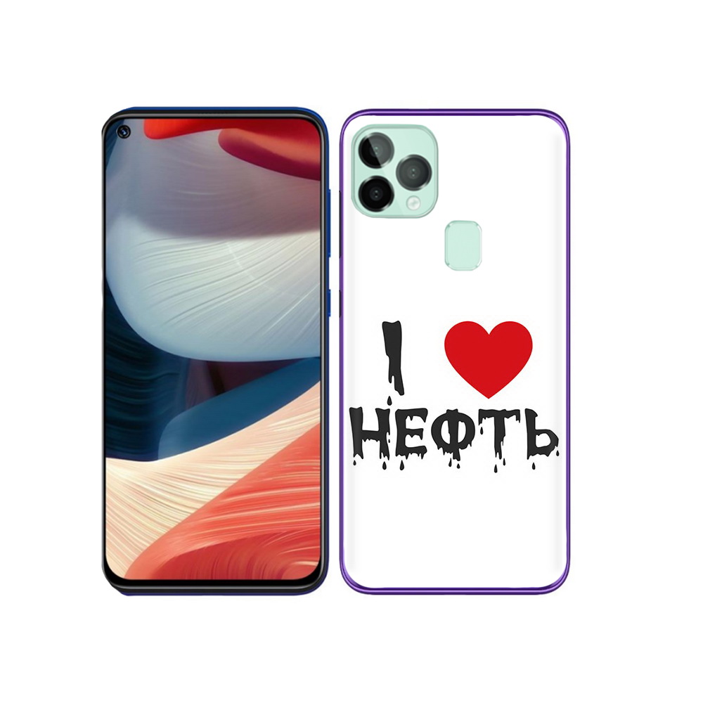 

Чехол MyPads Tocco для Oukitel C22 нефть, Прозрачный, Tocco