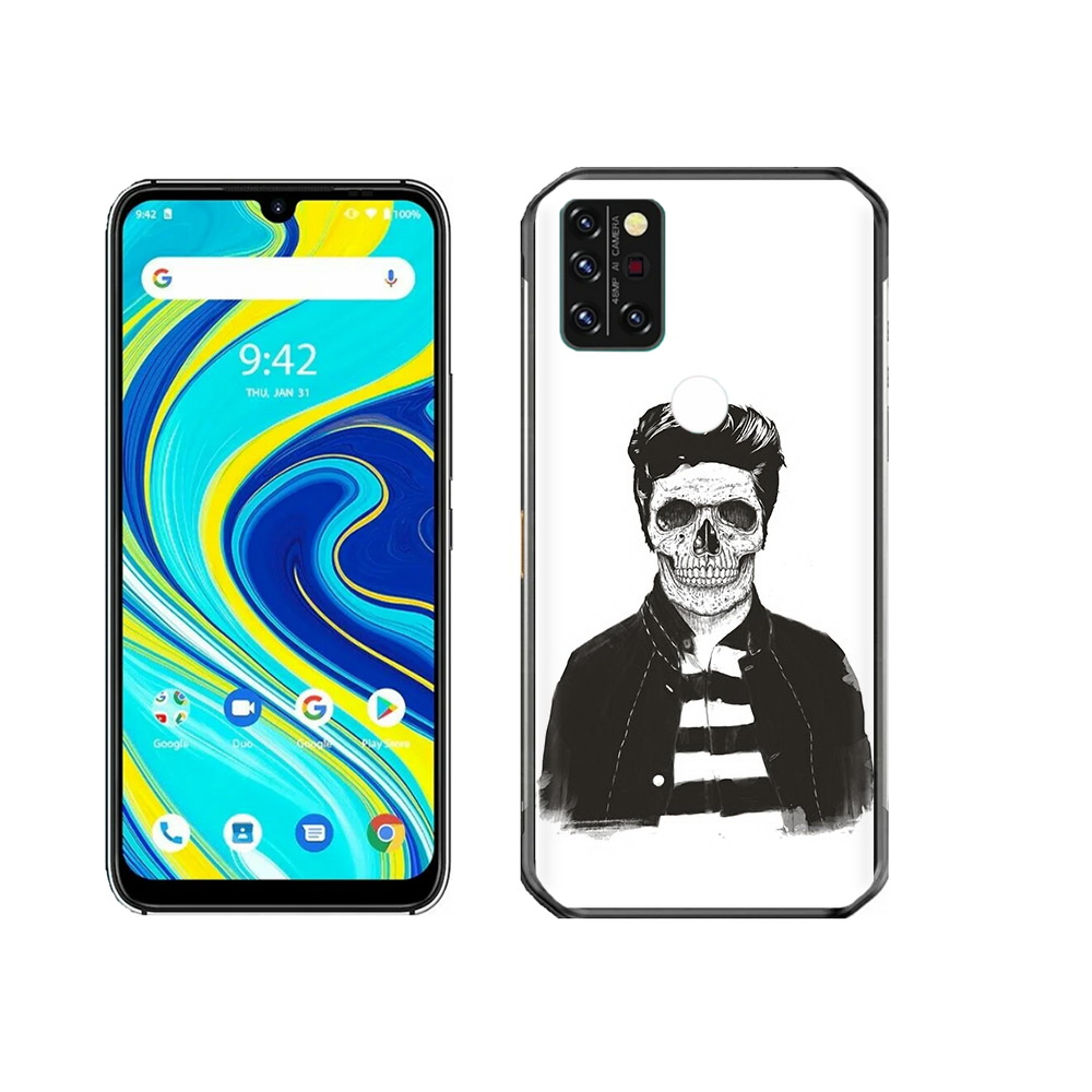 

Чехол MyPads Tocco для Umidigi A7 Pro скелет, Прозрачный, Tocco
