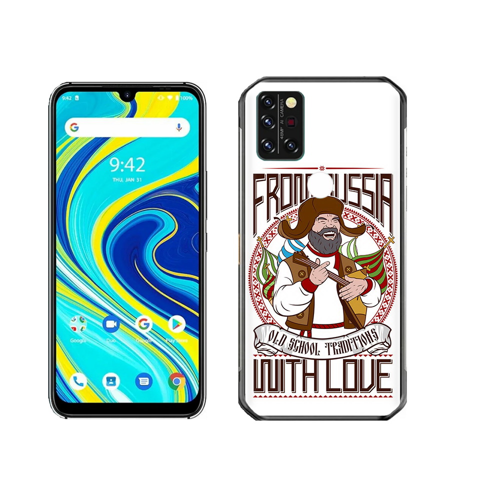 

Чехол MyPads Tocco для Umidigi A7 Pro русский мужчина, Прозрачный, Tocco