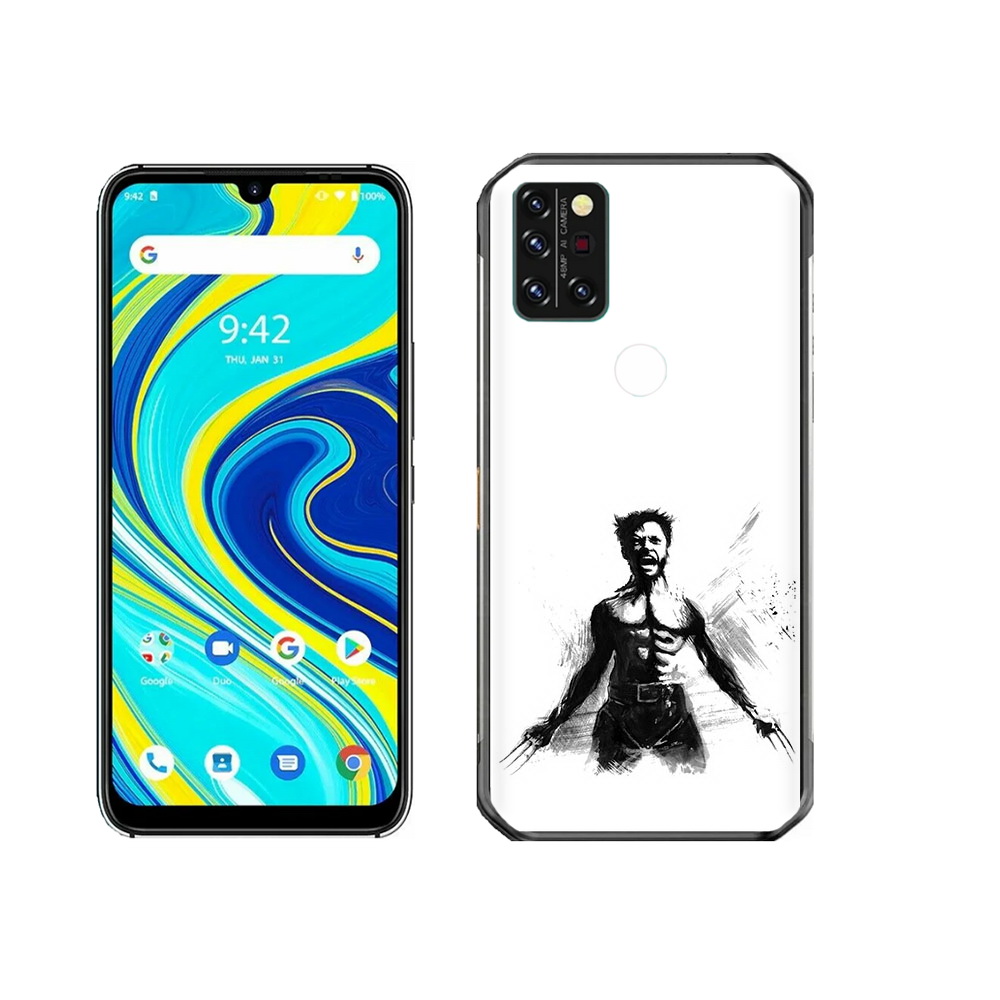 

Чехол MyPads Tocco для Umidigi A7 Pro росомаха, Прозрачный, Tocco