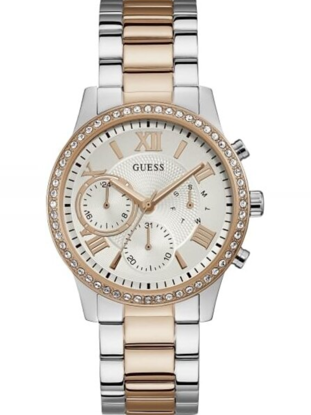 

Наручные часы женские Guess W1069L4 серебристые, W1069L4
