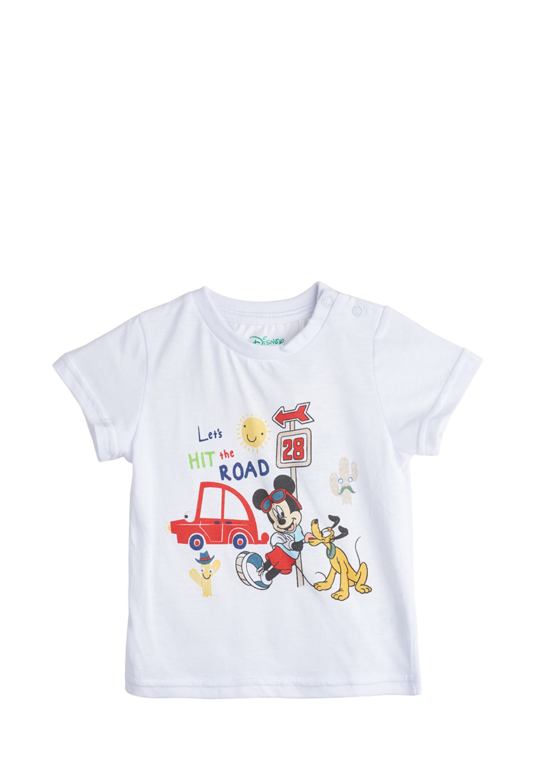 фото Футболка детская disney ss19mkb501065 белый р.80