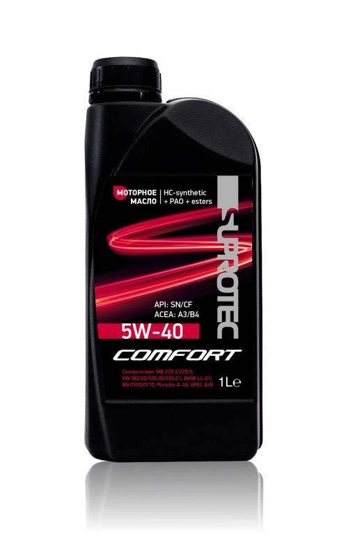 Масло Моторное Suprotec Comfort 5W-40 A3/B4 1Л.