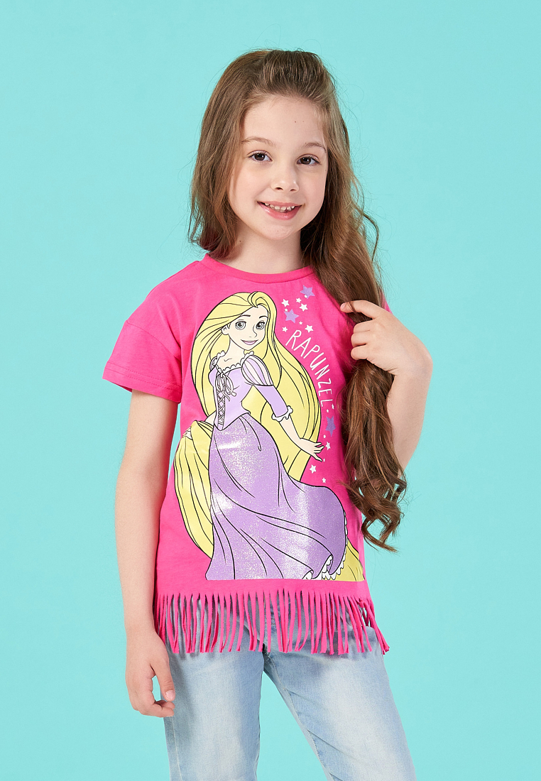 фото Футболка детская disney princess ss21pr04 розовый р.110