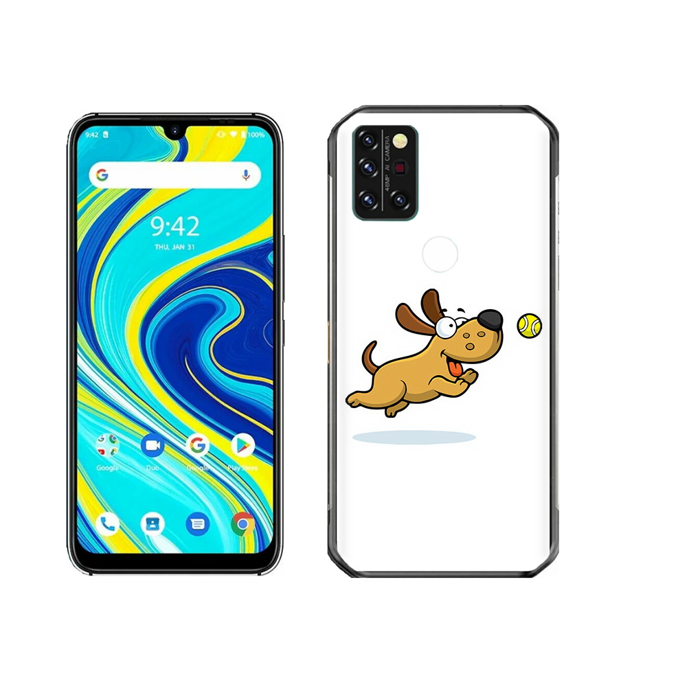 

Чехол MyPads Tocco для Umidigi A7 Pro пёсик, Прозрачный, Tocco
