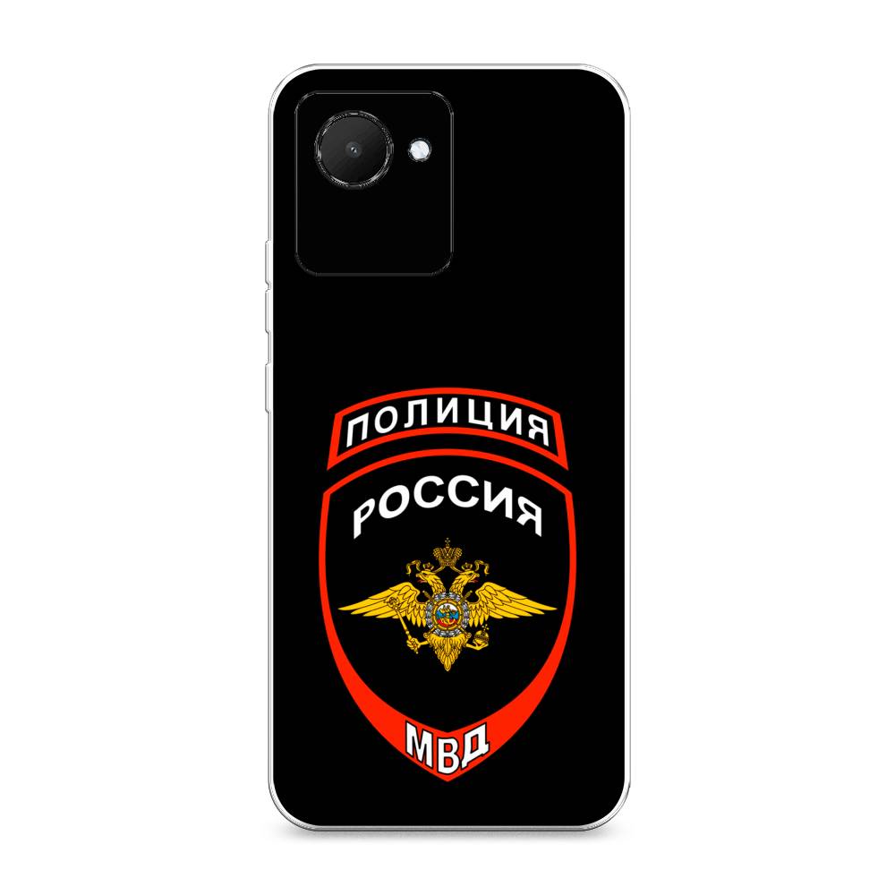 

Силиконовый чехол "Полиция шеврон" на Realme C30, Разноцветный, 2510550-5