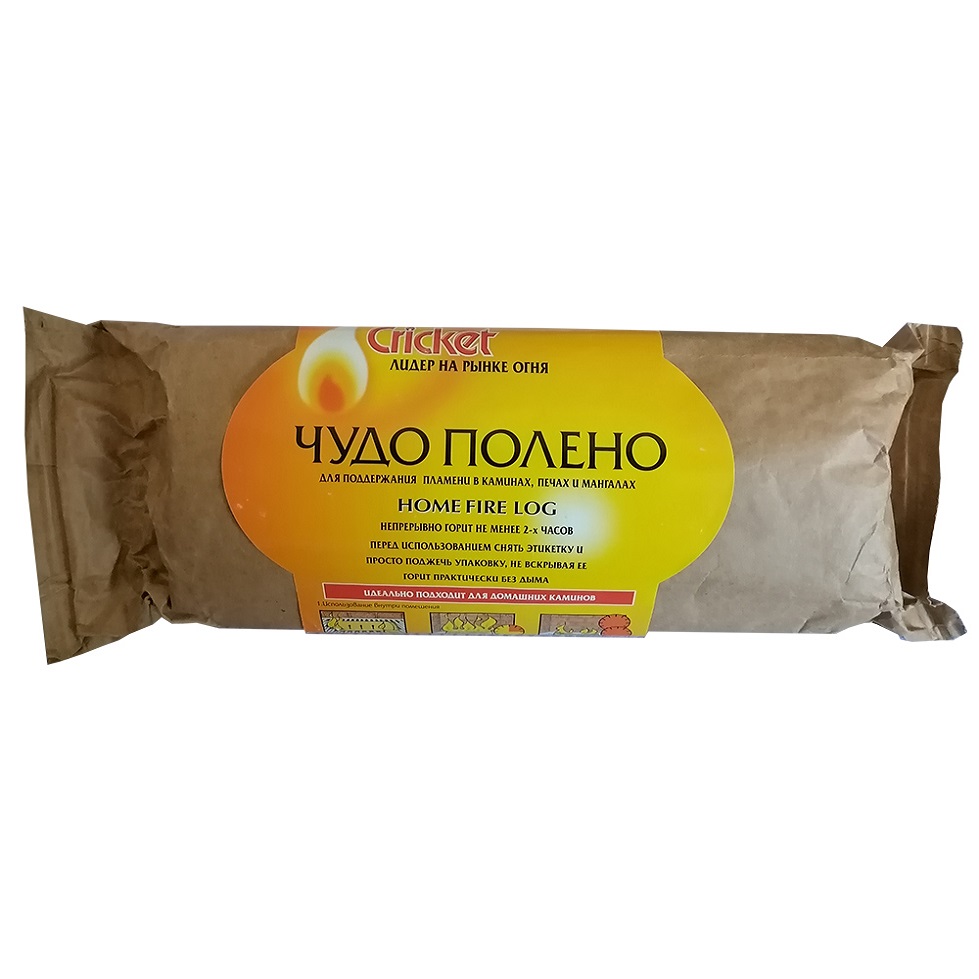 Полено длительного горения Cricket 3620 Чудо Полено 8 шт
