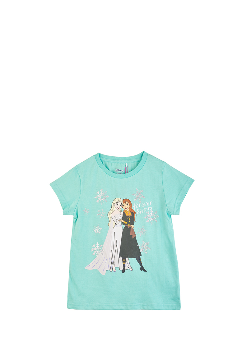 фото Футболка детская disney frozen ss22fr0201445 бирюзовый р.128