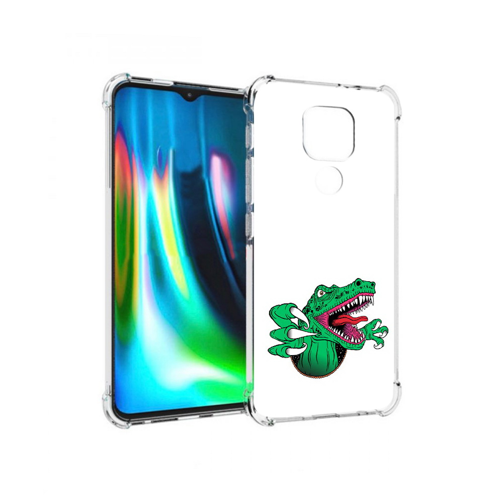 

Чехол MyPads Tocco для Motorola Moto G9 Play крокодил (PT227081.347.417), Прозрачный, Tocco