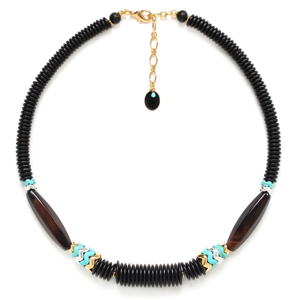 

Колье из бижутерного сплава с агатом 45 см Nature Bijoux NB22.2-15-42261, NB22.2-15-42261