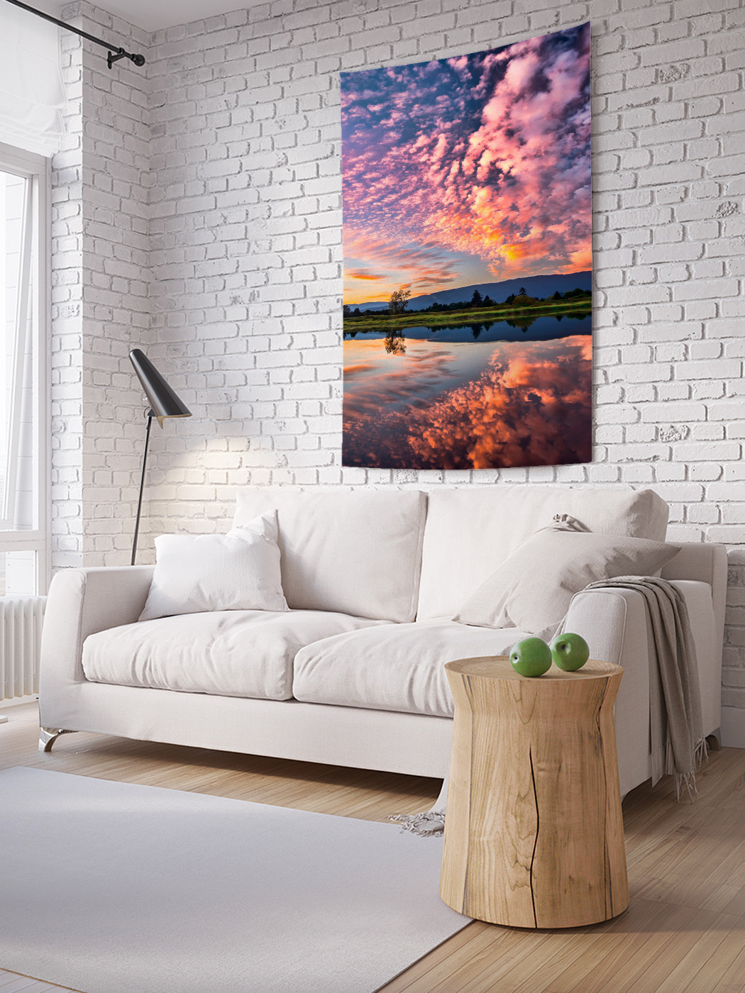 

Вертикальное фотопанно на стену JoyArty Розовые барашки 150x200 см, Розовые барашки