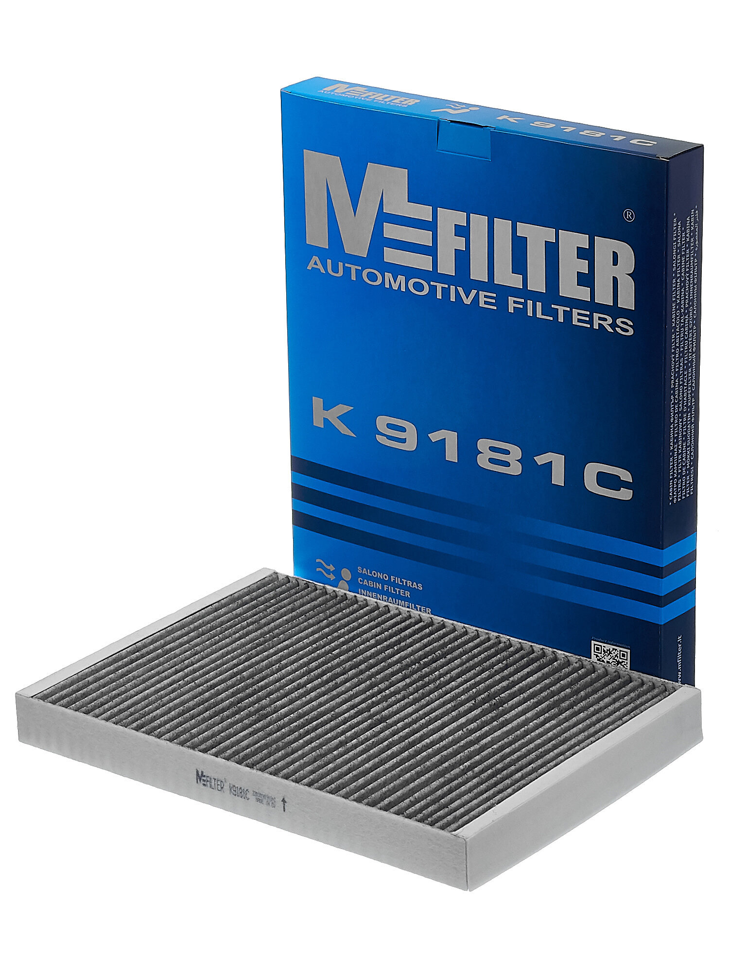 фото Фильтр салона угольный k 9181c m-filter, made eu. audi, porsche аналог: cuk 31 003 mfilter