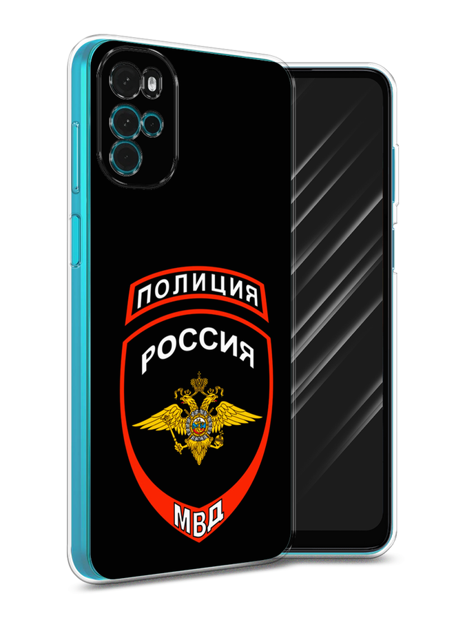 

Чехол Awog на Motorola Moto G22 "Полиция шеврон", Разноцветный, 243150-5