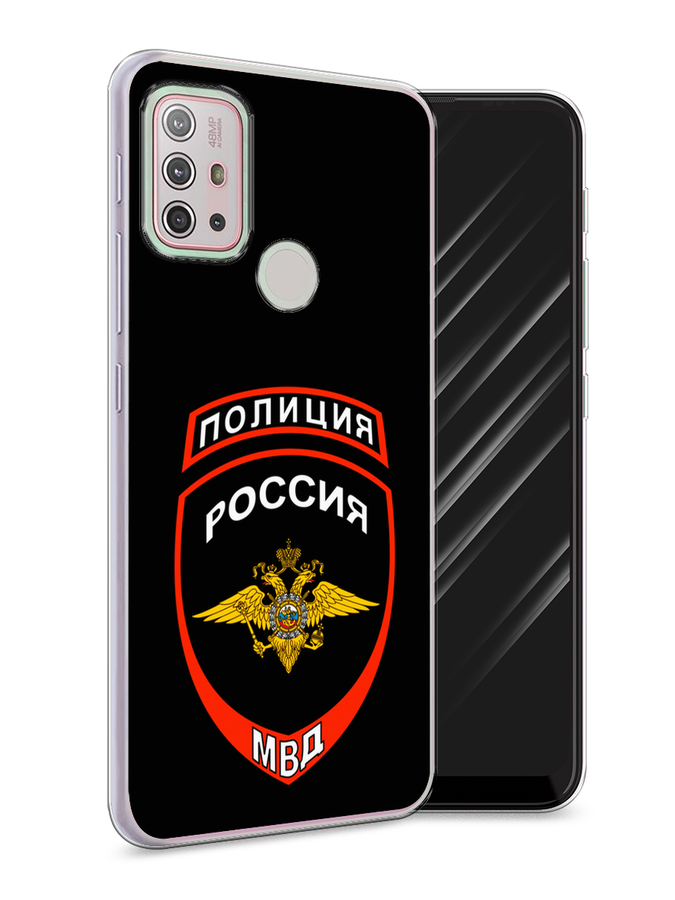 

Чехол Awog на Lenovo K13 Note/Motorola Moto G10/G20/G30 "Полиция шеврон", Разноцветный, 242150-5