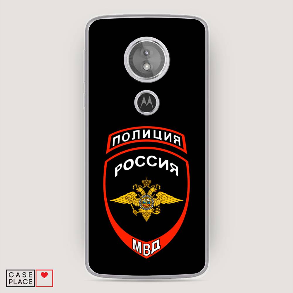 

Чехол Awog на Motorola Moto E5 / Моторола Мото E5 "Полиция шеврон", Разноцветный, 241050-5