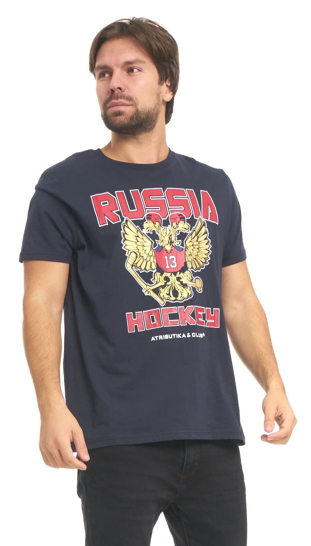 

Футболка мужская Atributika&Club Россия 138470 синяя XS, Синий, Россия 138470