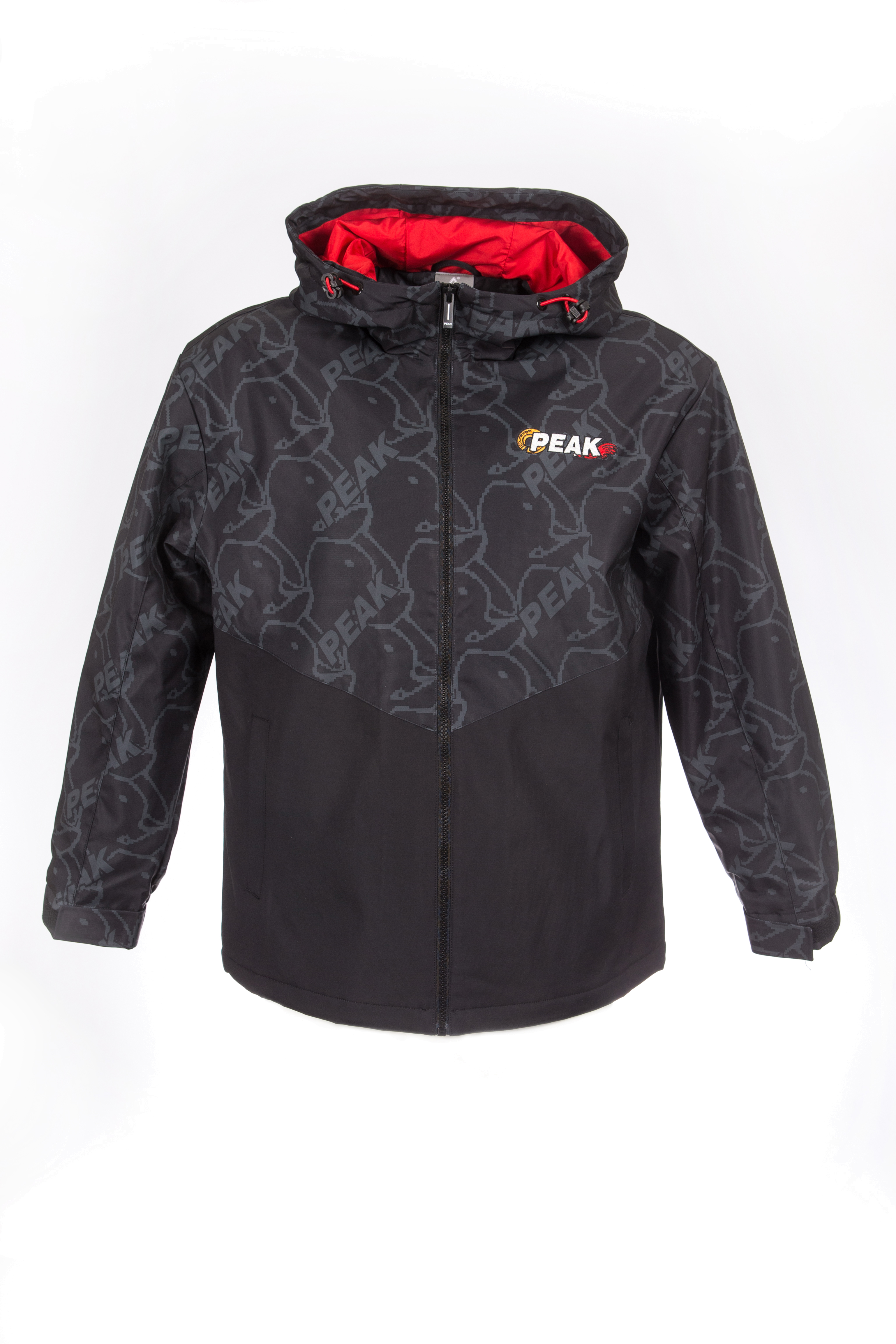 Ветровка мужская Polar Fleece Windbreaker черная 2XL PEAK. Цвет: черный