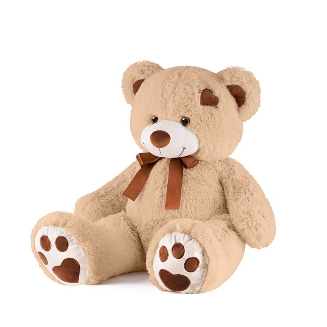 фото Мягкая игрушка maxitoys кофейный медведь рио 60 см, mt-et052204-60c
