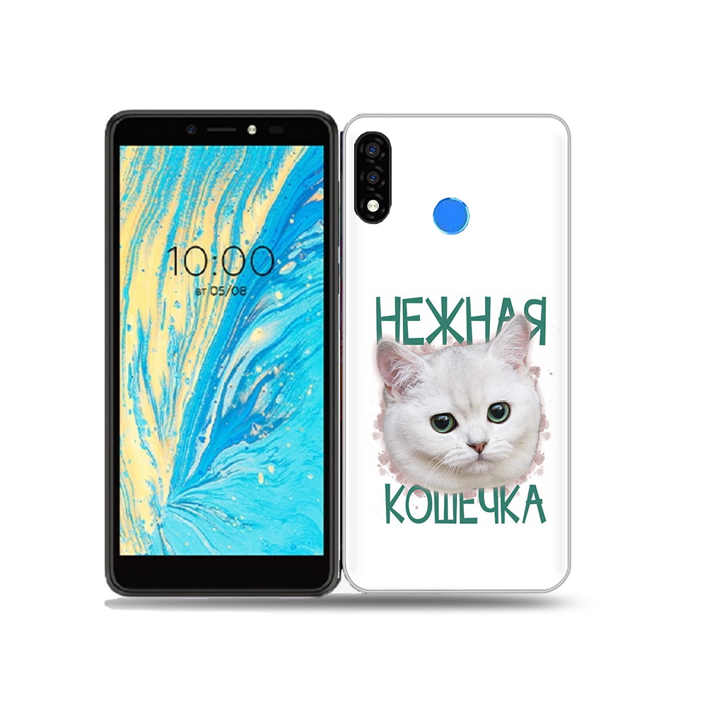 

Чехол MyPads Tocco для BQ 5740G Spring нежная кошечка, Прозрачный, Tocco