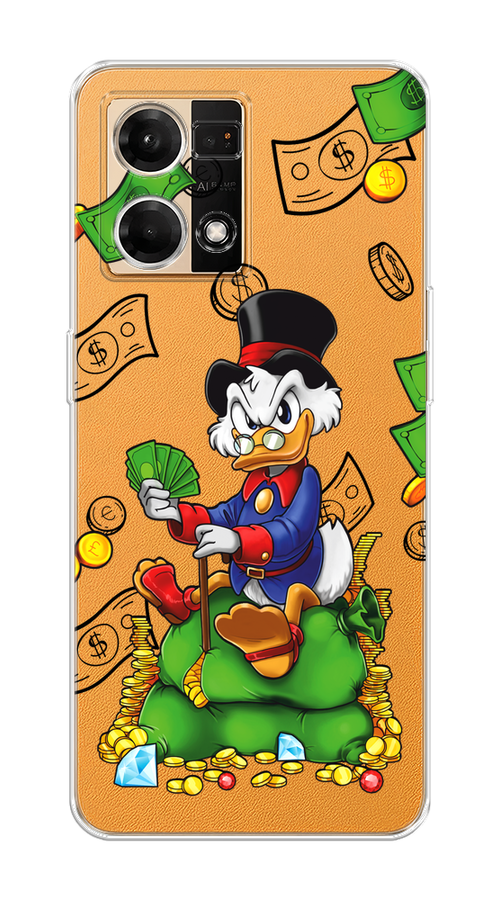 

Чехол на Oppo Reno 7 4G/8 4G "Scrooge Richness", Черный;синий;зеленый, 2511250-1