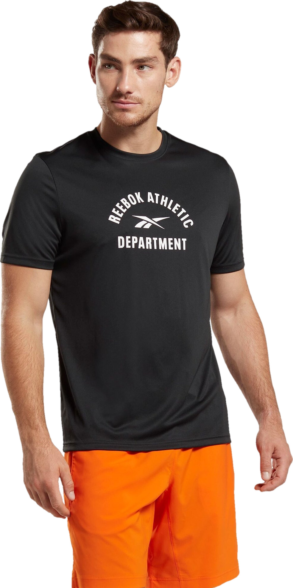 

Футболка мужская Reebok Id Train Graphic Ss Tee черная XS, Черный, Id Train Graphic Ss Tee