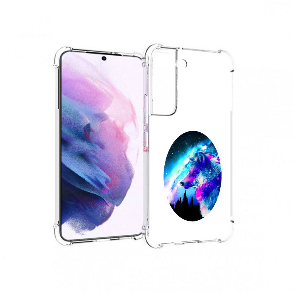 

Чехол MyPads Tocco для Samsung Galaxy S22 голубой волк (PT194926.508.293), Прозрачный, Tocco