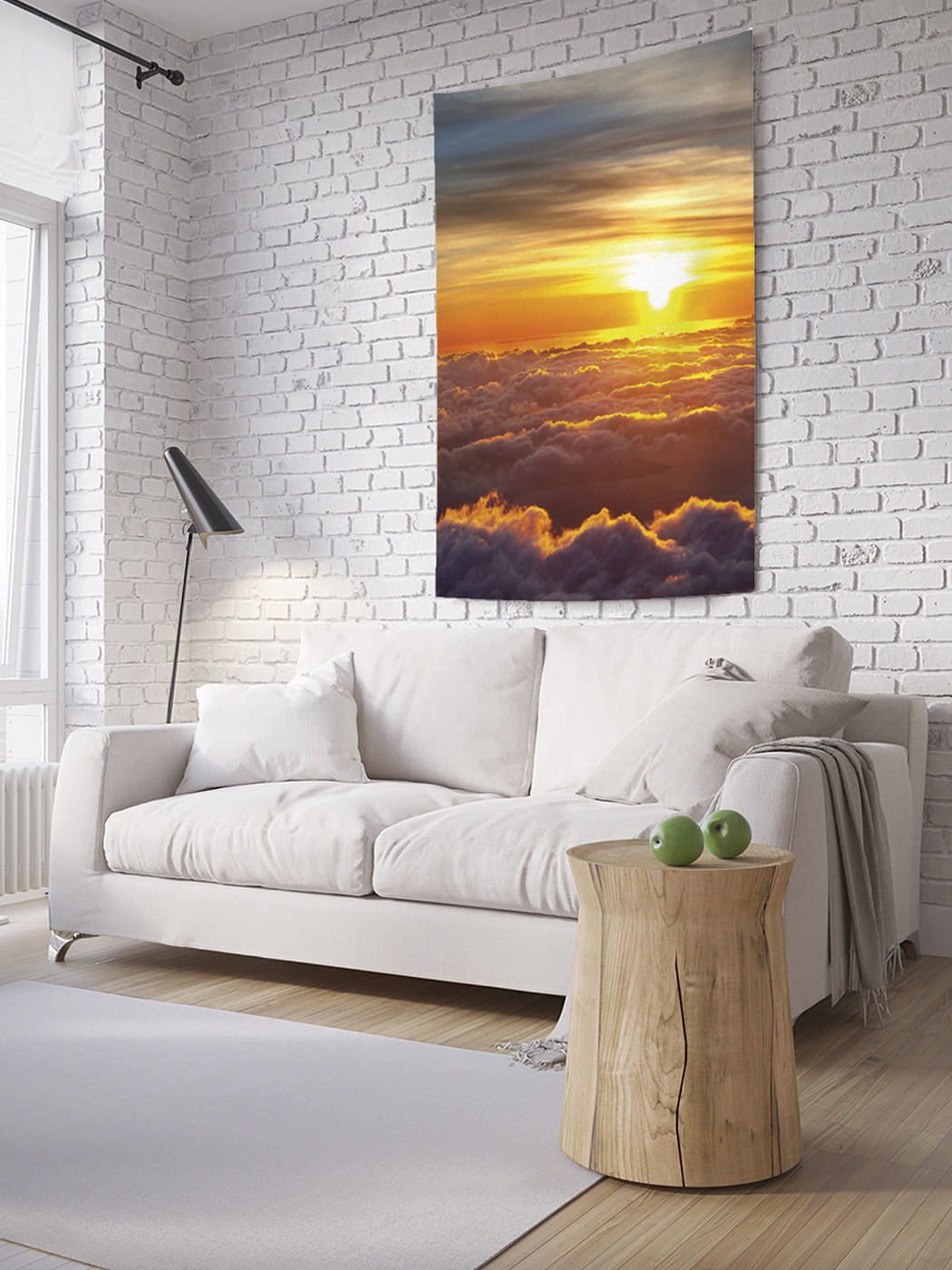 

Вертикальное фотопанно на стену JoyArty Море с облаков 150x200 см, Море с облаков