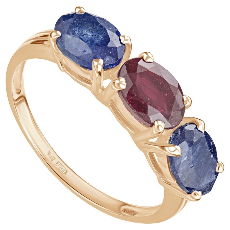 

Кольцо из серебра с сапфиром р.22,5 LAZURIT-ONLINE 801503, 801503