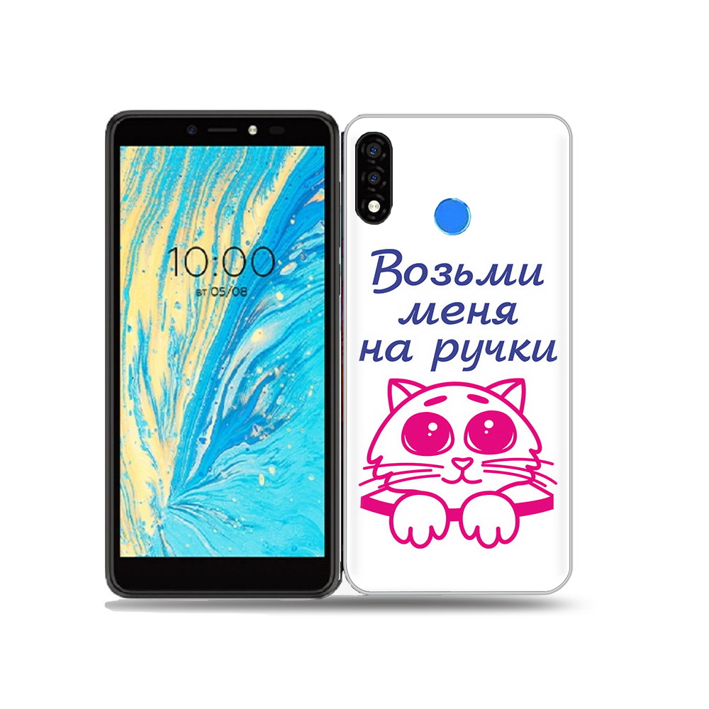 

Чехол MyPads Tocco для BQ 5740G Spring мяу, Прозрачный, Tocco