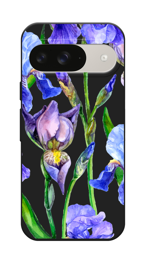 

Чехол Awog на Google Pixel 9 "Синие ирисы", Фиолетовый;голубой;зеленый, 271952-1