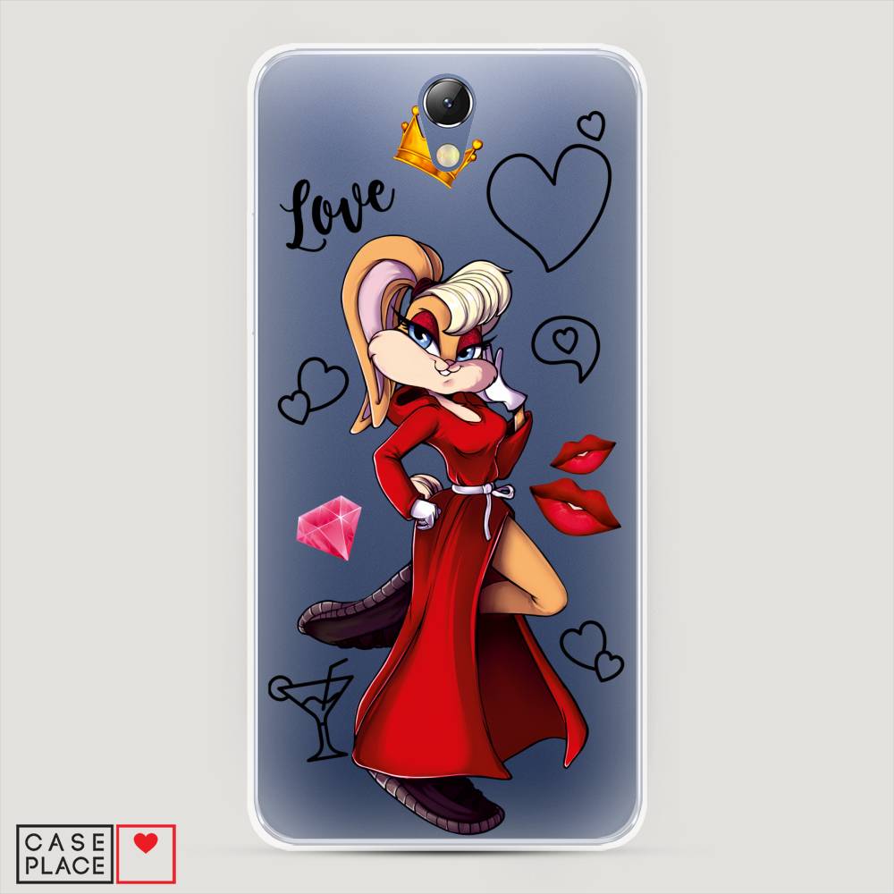 

Чехол на Lenovo Vibe S1 "Rich Lola Bunny", Красный;бежевый;оранжевый, 111450-6