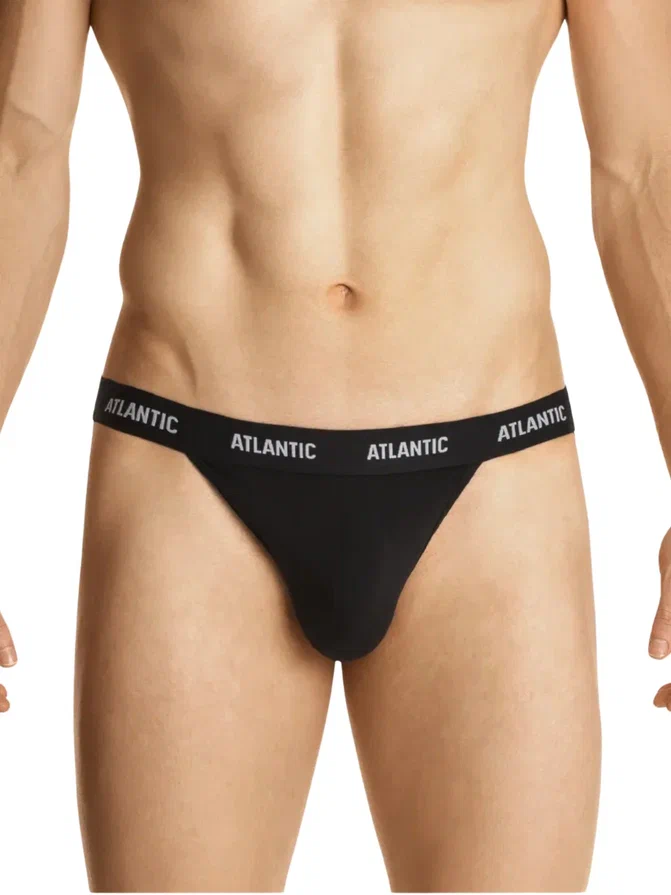 

Мужские трусы джоки ATLANTIC Jock Strap MP-1571, черные, р-р, Черный, MP-1571