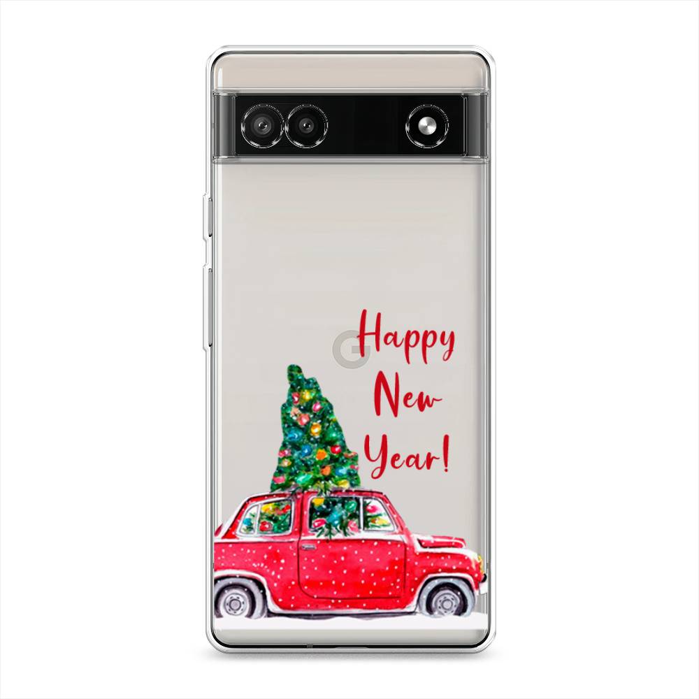 

Чехол для Google Pixel 6A "Happy New Year", Красный;зеленый, 271150-5