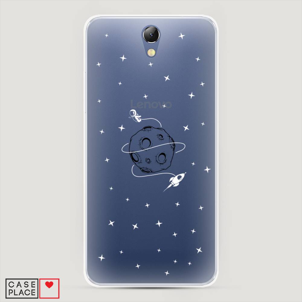 

Чехол на Lenovo Vibe S1 "Полет вокруг луны", Белый;серый;черный, 111450-2