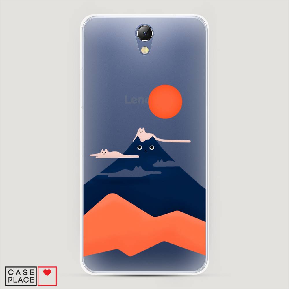 

Чехол на Lenovo Vibe S1 "Кот-гора", Черный;оранжевый, 111450-4